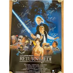 Signed The Return Of The Jedi Movie Poster
