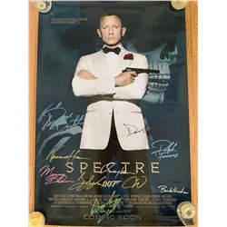 Signed Spectre 007 Movie Poster
