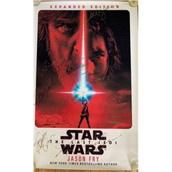 Signed The Last Jedi Movie Poster