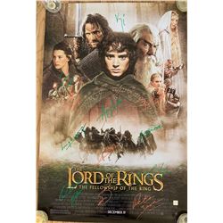 Signed Lord of the Rings: The Fellowship of the Ring Movie Poster