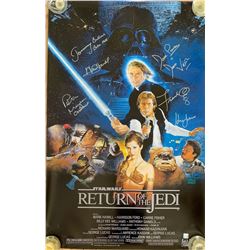 Signed The Return Of The Jedi Movie Poster