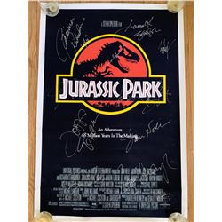Signed Jurassic Park Movie Poster