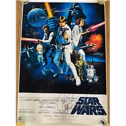 Signed Star Wars: Movie Poster