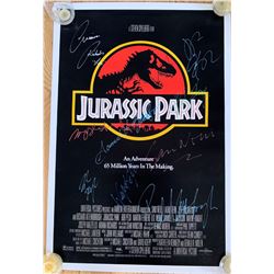 Signed Jurassic Park Movie Poster