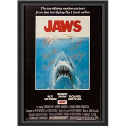 Signed Jaws Movie Poster