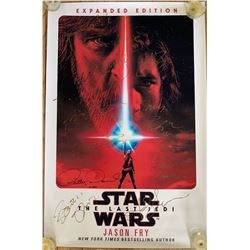 Signed The Last Jedi Movie Poster