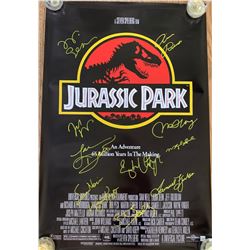 Signed Jurassic Park Movie Poster