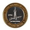Image 1 : .999 Silver Stratosphere Las Vegas, NV $10 Casino Limited Edition Gaming Token