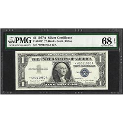 1957A $1 Silver Certificate STAR Note Fr.1620* PMG Superb Gem Uncirculated 68EPQ