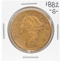 1882-S $20 Liberty Head Double Eagle Gold Coin