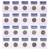 Image 1 : Short Walker Set of 1941-1947 Walking Liberty Half Dollar Coins PCGS MS64