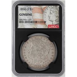 1894-O $1 Morgan Silver Dollar Coin NGC Genuine