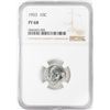 Image 1 : 1953 Proof Roosevelt Dime Coin NGC PF68