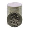 Image 1 : Roll of (20) Brilliant Uncirculated 1963 Franklin Half Dollar Coins