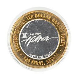 .999 Silver Hilton Las Vegas, Nevada $10 Casino Limited Edition Gaming Token