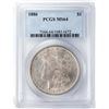 Image 1 : 1886 $1 Morgan Silver Dollar PCGS MS64 Nice Toning