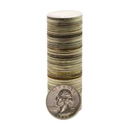 Roll of (40) Brilliant Uncirculated 1955-D Washington Quarter Coins