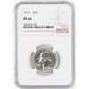 Image 1 : 1941 Proof Washington Quarter Coin NGC PF66