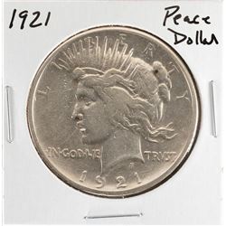 1921 $1 Peace Silver Dollar Coin