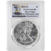 Image 1 : 2016-P $1 American Silver Eagle Coin PCGS Gem BU Struck at the Philadelphia Mint