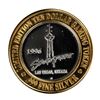 Image 2 : .999 Silver Stratosphere Las Vegas, NV $10 Casino Limited Edition Gaming Token