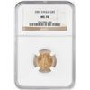 Image 1 : 2002 $5 American Gold Eagle Coin NGC MS70