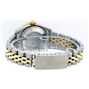 Image 8 : Rolex Ladies Two Tone 14K Gray & Pyramid Diamond Datejust Wristwatch