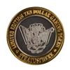 Image 1 : .999 Silver Stratosphere Las Vegas, Nevada $10 Casino Limited Edition Gaming Token