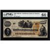 Image 1 : 1862 $100 Confederate States of America Note T-41 PMG Choice Uncirculated 64EPQ