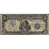 Image 1 : 1899 $5 Indian Chief Silver Certificate Note