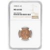 1935-S Lincoln Wheat Cent Coin NGC MS64RD