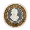 Image 1 : .999 Silver Hilton Las Vegas, Nevada $10 Casino Limited Edition Gaming Token