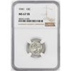 Image 1 : 1941 Mercury Dime Coin NGC MS67FB