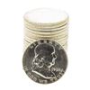 Image 1 : Roll of (20) Brilliant Uncirculated 1958 Franklin Half Dollar Coins