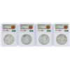 Image 1 : Lot of (4) 1978Mo Mexico 100 Pesos Silver Coins NGC MS65