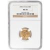 Image 1 : 2002 $5 American Gold Eagle Coin NGC MS70