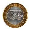 Image 2 : .999 Silver Riviera Hotel & Casino Las Vegas $10 Casino Limited Edition Gaming Token