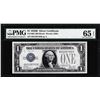 Image 1 : 1928B $1 Funnyback Silver Certificate Note Fr.1602 PMG Gem Uncirculated 65EPQ