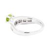 Image 3 : 14KT White Gold Lady's 1.20 ctw Peridot and Diamond Ring