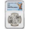 Image 1 : 1984Mo Mexico 1 Onza Libertad Silver Coin NGC MS66