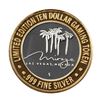 Image 2 : .999 Fine Silver Mirage Las Vegas, Nevada $10 Limited Edition Gaming Token