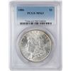Image 1 : 1886 $1 Morgan Silver Dollar Coin PCGS MS63