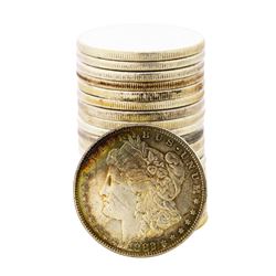 Roll of (20) Brilliant Uncirculated 1882 $1 Morgan Silver Dollar Coins Amazing Toning