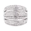 Image 2 : 14KT White Gold 1.15 ctw Diamond Ring