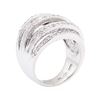 Image 4 : 14KT White Gold 1.15 ctw Diamond Ring