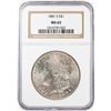 Image 1 : 1881-S $1 Morgan Silver Dollar Coin NGC MS65