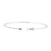 Image 3 : 14KT White Gold 1.00 ctw Diamond Bangle Bracelet