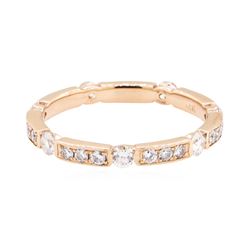 14KT Rose Gold 0.65 ctw Diamond Eternity Ring