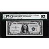 Image 1 : 1935A $1 "S" Experimental Silver Certificate Note Fr.1610 PMG Ch. Uncirculated 63EPQ