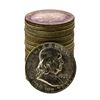 Image 1 : Roll of (20) Brilliant Uncirculated 1957-D Franklin Half Dollar Coins